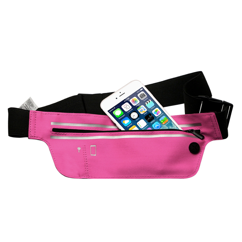 Veekindel reguleeritav Strap Sport Jooksev mobiiltelefon Waist Pouch