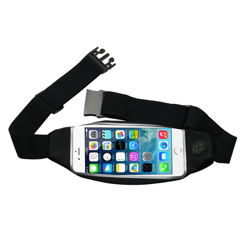 Unisex läbipaistev PVC Waterrelate Phone Pocket Custom Waist Bag